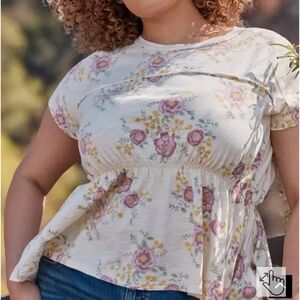 Torrid 3 Floral Print Women's Top